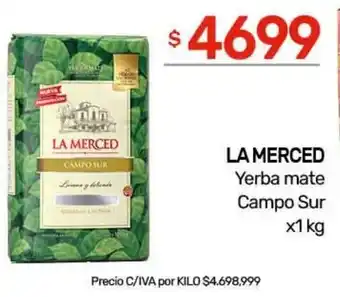 Nini Mayorista La merced yerba mate campo sur oferta