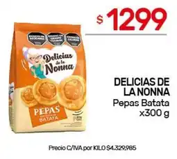 Nini Mayorista La nonna pepas batata oferta