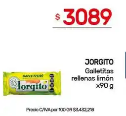 Nini Mayorista Jorgito galletitas rellenas limón oferta