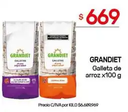 Nini Mayorista Grandiet galleta de arroz oferta