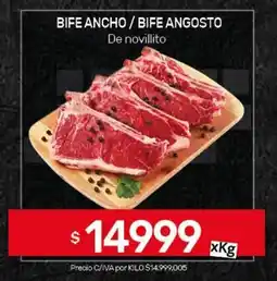 Nini Mayorista Bife ancho / bife angosto de novillito oferta