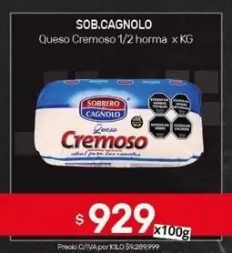 Nini Mayorista Sob.cagnolo queso cremoso oferta