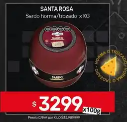 Nini Mayorista Santa rosa sardo horma/trozado oferta