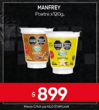 Nini Mayorista Manfrey postre oferta