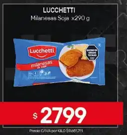 Nini Mayorista Lucchetti milanesas soja oferta