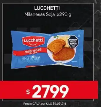 Nini Mayorista Lucchetti milanesas soja oferta