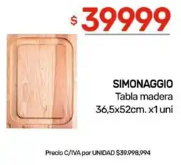 Nini Mayorista Simonaggio tabla madera oferta