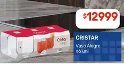 Nini Mayorista Cristar vaso alegro oferta