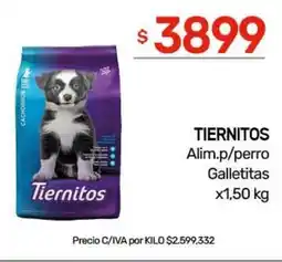 Nini Mayorista Tiernitos alim.p/perro galletitas oferta