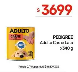 Nini Mayorista Pedigree adulto carne lata oferta