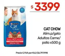 Nini Mayorista Cat chow alim.p/gato adultos carne/ pollo oferta