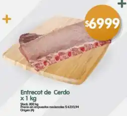 Supermercados Buenos Días Entrecot de Cerdo oferta