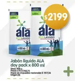 Supermercados Buenos Días Ala jabón líquido eco lavado oferta
