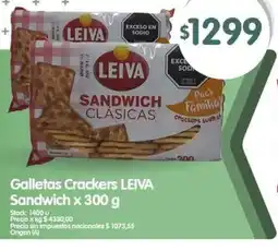 Supermercados Buenos Días Leiva galletas crackers sandwich clásicas oferta