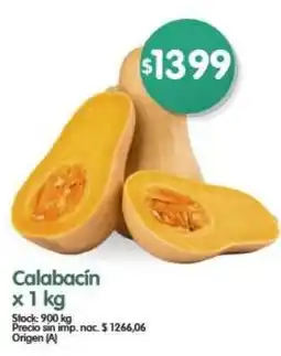 Supermercados Buenos Días Calabacin oferta