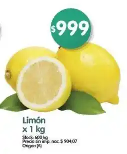 Supermercados Buenos Días Limón oferta