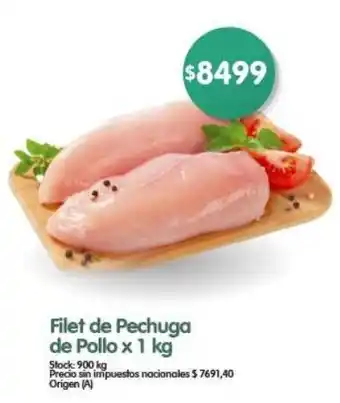 Supermercados Buenos Días Filet de Pechuga de Pollo oferta