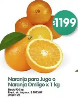 Supermercados Buenos Días Naranja para Jugo o Naranja Omligo oferta