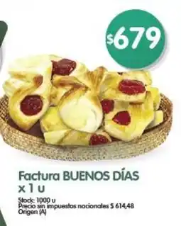Supermercados Buenos Días Factura buenos días oferta