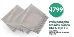 Supermercados Buenos Días Eco Max paño para piso blanco oferta