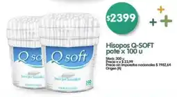 Supermercados Buenos Días Q soft hisopos oferta
