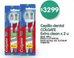 Supermercados Buenos Días Colgate cepillo dental extra clean oferta