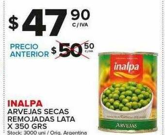 Carrefour Maxi Inalpa Arvejas Secas Remojadas Lata oferta
