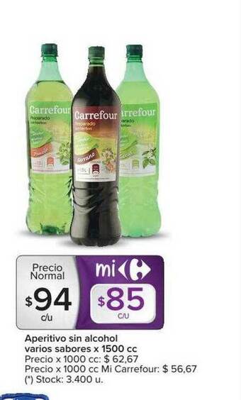 Carrefour Aperitivo Sin Alcohol oferta