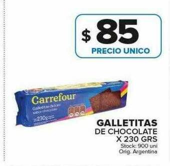 Carrefour Maxi Galletitas De Chocolate X 230 Grs oferta