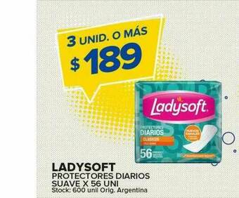 Carrefour Maxi Ladysoft Protectores Diarios Suave X 56 Uni oferta