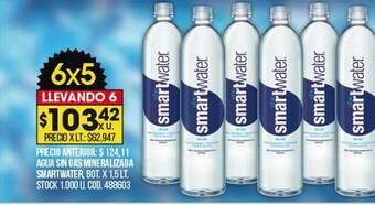 Coto Agua Sin Gas Mineralizada Smartwater oferta