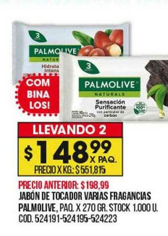 Coto Jabón De Tocador Varias Fragancias Palmolive oferta
