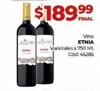 Diarco Vino Etnia oferta