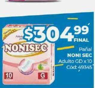 Diarco Pañal Noni Sec oferta