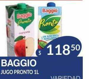 Masivos Baggio Jugo Pronto oferta