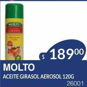 Masivos Molto Aceite Girasol Aerosol oferta