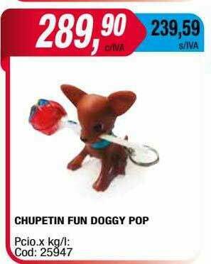 Maxiconsumo Chupetin Fun Doggy Pop oferta