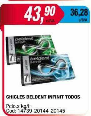 Maxiconsumo Chicles Beldent Infinit Todos oferta