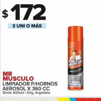 Carrefour Maxi Mr Musculo Limpiador P Hornos Aerosol oferta
