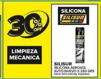Carrefour Maxi Silisur Silicona Aerosol Auto Nuevo oferta