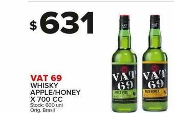 Carrefour Maxi Vat 69 Whisky Apple Honey oferta