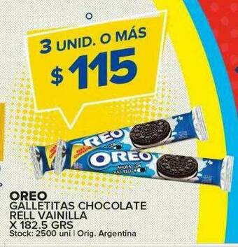 Carrefour Maxi Oreo Galletitas Chocolate Rell Vainilla oferta
