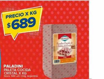 Carrefour Maxi Paladini Paleta Cocida Cristal oferta