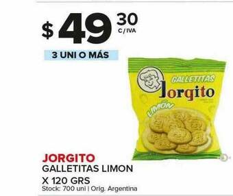 Carrefour Maxi Jorgito Galletitas Limon oferta