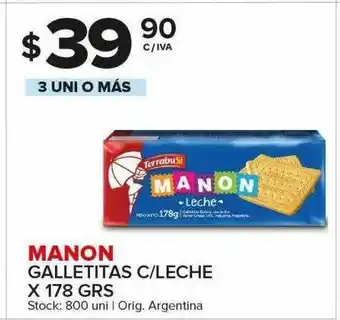 Carrefour Maxi Manon Galletitas C Leche oferta