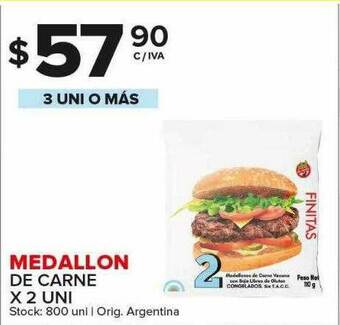 Carrefour Maxi Medallon De Carne oferta
