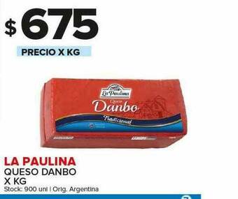 Carrefour Maxi La Paulina Queso Danbo oferta
