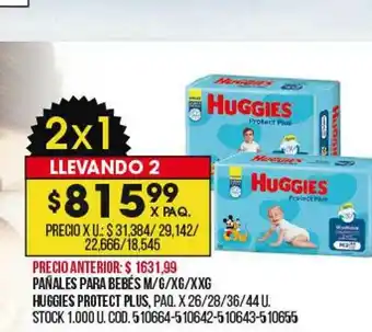 Coto Pañales Para Bebés M G Xg Xxg Huggies Protect Plus oferta