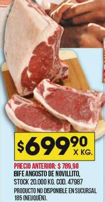 Coto Bife Angosto De Novillito oferta
