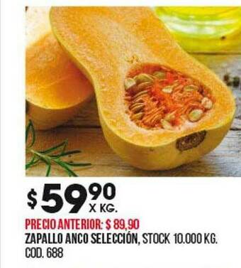 Coto Zapallo Anco Selección oferta